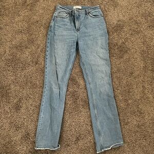 Abercrombie & Fitch 27/4 the 90s slim straight ultra high rise